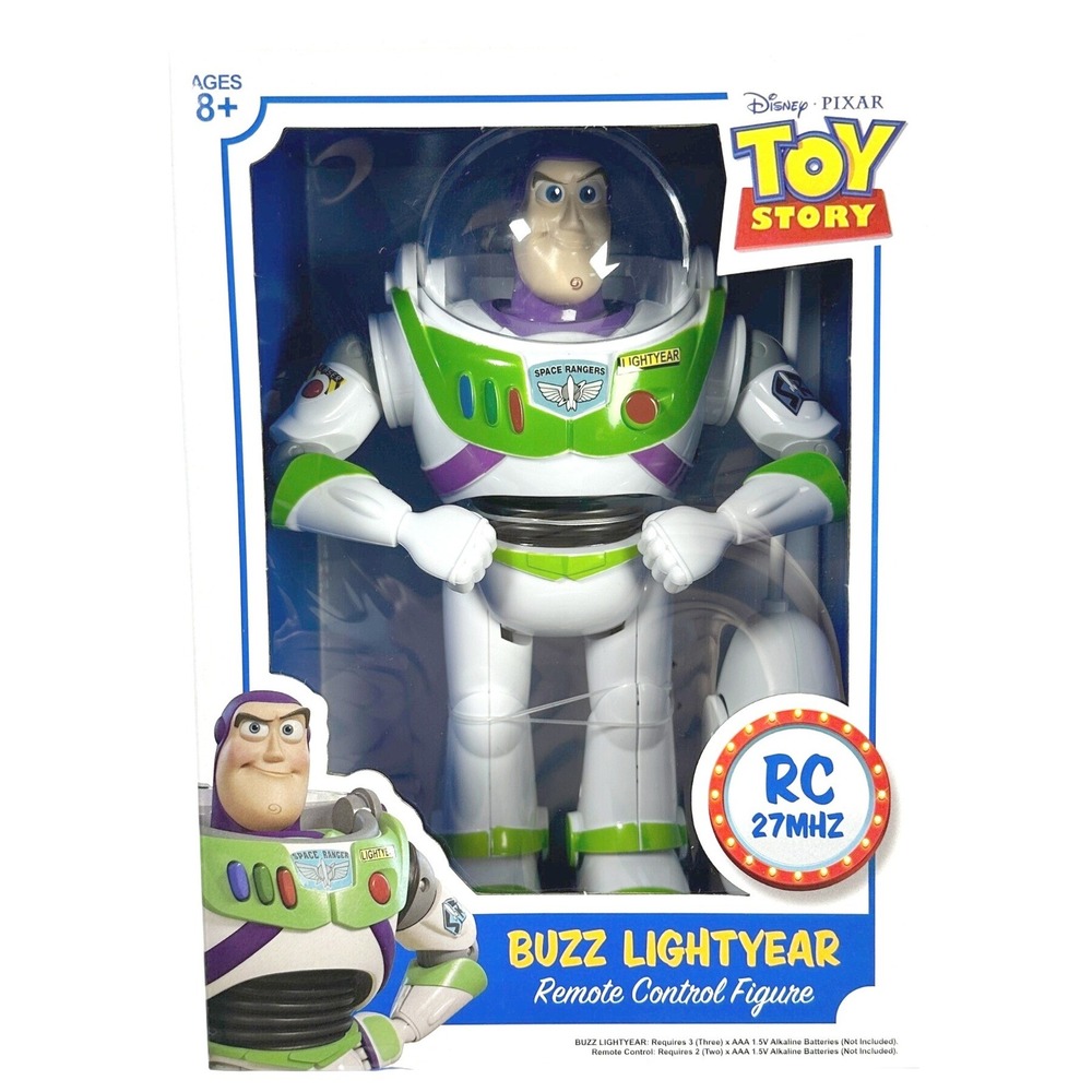 Disney Pixar Toy Story Buzz Lightyear Remote Control Walking Figure RC 27MHz
